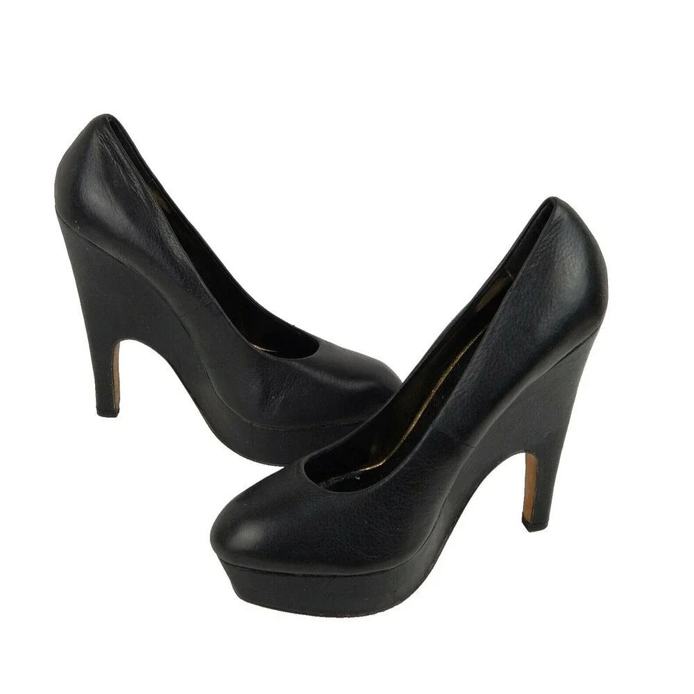 Dolce Vita Vero Cucio Black Pumps Women’s Size 8 – High Heel Slip‑On Dress Shoe